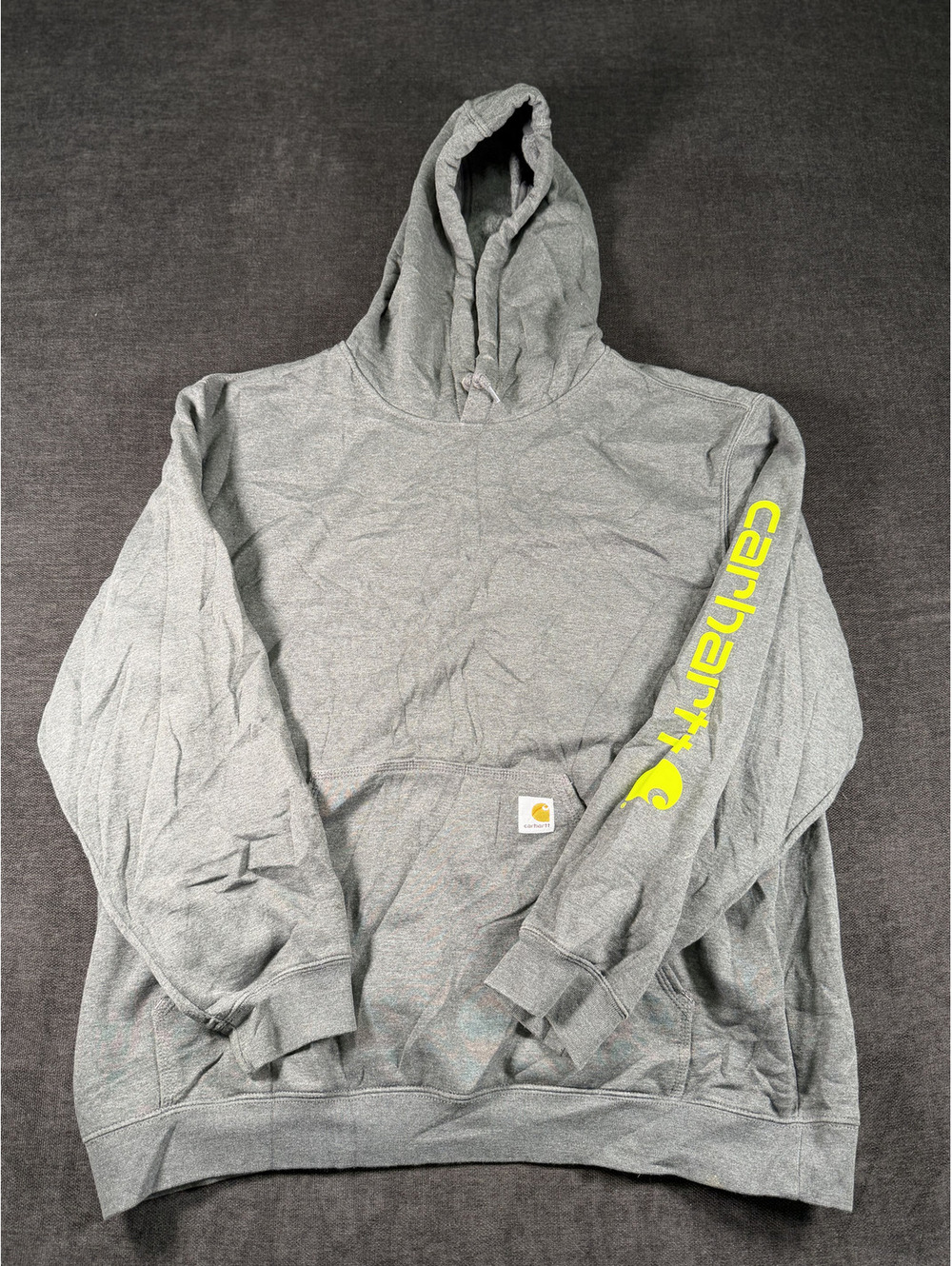 Carhartt Men's 2XL Gray Loose Fit Hoodie Sweatshirt